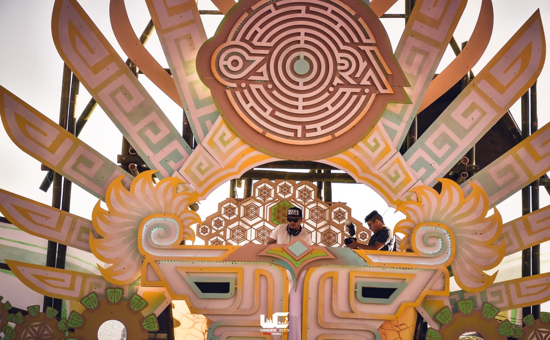 Festival stage detail